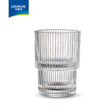 乐唯诗 竖纹玻璃杯 1只