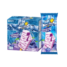 plus会员：蒙牛冰+蓝莓酸奶口味棒冰70g*6支 雪糕冰淇淋冰棍奶糕（家庭装）*10件