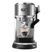 PLUS会员：Delonghi 德龙 EC950.M 半自动咖啡机 手动自动奶泡一体系统 银色