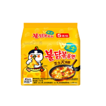 PLUS会员：三養 芝士火鸡面 5连包140g*5