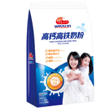 明一（wissun）成人青年高钙高铁营养牛奶粉400g
