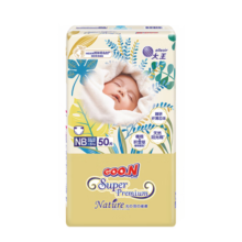 大王（GOO.N） 【品牌直供 安心品质】新升级光羽致本之源婴儿尿不湿宝宝学步裤 新升级纸尿裤NB50片（0-5kg）
