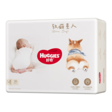 好奇（Huggies）软萌星人柯基裤纸尿裤M38片(6-11kg)中号婴儿尿不湿柔软超薄透气