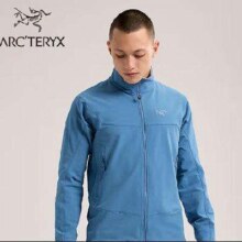 38节：ARC'TERYX 始祖鸟 GAMMA JACKET 防风男子软壳夹克 Solitude隐秘灰