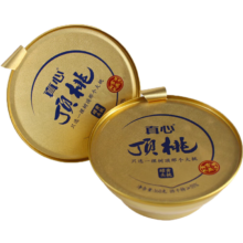真心 黄桃罐头顶桃金碗160g