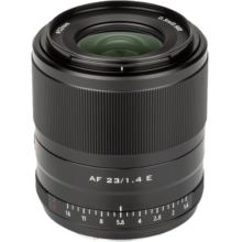 唯卓仕23/33/56mm F1.4索尼口自动对焦镜头APS-C画幅适用E卡口A6400 A6700微单相机大光圈人像定焦镜头 AF 23/1.4 E 官方标配