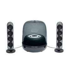 哈曼卡顿（Harman/Kardon） 水晶4 SoundSticks4 桌面蓝牙音箱 电视电脑音响 水晶4 黑色【国行】