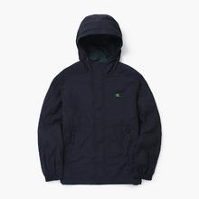 KOLON SPORT 可隆男女春秋宽松防风防水尼龙连帽夹克JWJJA23111NAY 海军蓝 SM