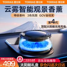 图拉斯 太阳能款 车载香薰 雪山之巅+雪雾森林