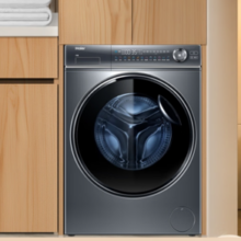 20点！Haier 海尔 XQG100-BD14376LU1 滚筒洗衣机全自动10KG 灰色