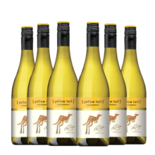 黄尾袋鼠（yellow tail）世界系列西拉梅洛加本力苏维翁霞多丽葡萄酒 原瓶进口红酒 世界霞多丽白葡萄酒750ml*6