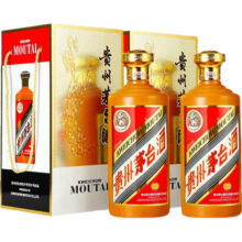 Plus会员：MOUTAI 茅台 金桂叶 酱香型白酒 53度 2.5L*2瓶 整箱装