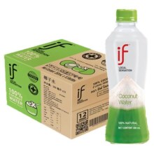 泰国进口网红if100%纯椰子水350ml*24瓶整箱椰青水汁饮料果汁孕妇