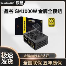 鑫谷 GM1000W金牌全模组黑色电源