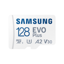三星（SAMSUNG）128GB TF(MicroSD)存储卡 EVO白卡 U3A2V30 手机平板switch游戏机内存卡 支持4K视频 读160MB/s