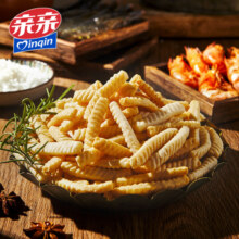 亲亲虾条大包装膨化食品休闲办公室怀旧情人节零食解馋爆款80g5包