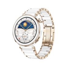 华为 HUAWEI WATCH GT 5 Pro 智能手表 42mm 陶瓷白 白色陶瓷表带