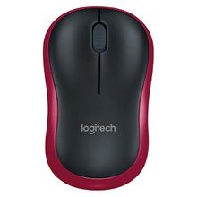罗技 logitech M185 2.4G无线鼠标 1000DPI 黑红