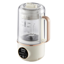 美的（Midea）豆浆机1.2L容量2-4人 2-12H预约 全自动免煮加厚隔音罩轻音 家用破壁机豆浆机FB80E71