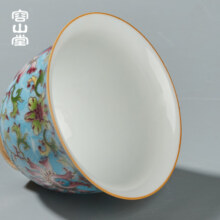 容山堂珐琅彩陶瓷三才盖碗主人杯公道杯紫砂壶承建盏大号功夫茶具
