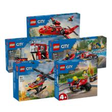乐高 LEGO 城市系列 60414 现代化消防局