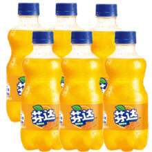 可口可乐 碳酸饮料夏天解渴饮料芬达300ml*6瓶