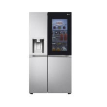LG635L对开门冰箱 全自动制冰机一体机 风冷无霜节能变频净味养鲜 透视窗门中门超薄嵌入家用大容量 【透视窗制冰一体机】银色S651MB78B