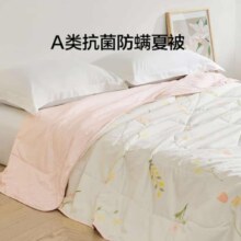 LOVO罗莱生活 夏被子 A类抗菌防螨夏凉被纤维被空调被 2.4斤200*230cm