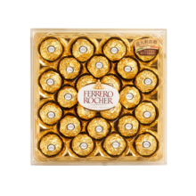 费列罗（FERRERO）榛果牛奶巧克力24粒礼盒装婚庆喜糖进口零食300g送女友妇女节礼物