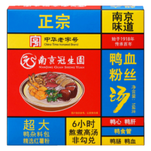 园 南京鸭血粉丝汤特产美食宵夜速食粉丝金陵美食4盒装 金陵美食鸭血粉丝164g*4盒