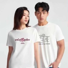 唐狮Desso 男女100%纯棉简约T恤 *3件