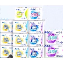 88VIP:ABC瞬吸薄云棉106片卫生巾