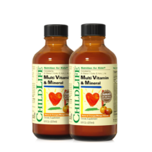 ChildLife童年时光多维锌儿童补锌复合维生素AD钙镁锌6个月+237ml/瓶【2瓶