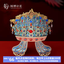 中国国家博物馆 孝端皇后凤冠木质冰箱贴博物馆文创创意装饰品特色 孝端皇后凤冠木质冰箱贴