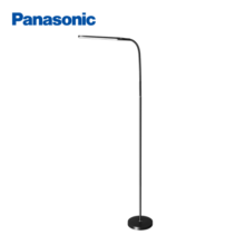 松下（Panasonic）客厅卧室书房全光谱LED落地灯 床头灯立式 黑色