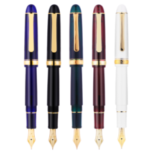 【情人节礼物】白金（PLATINUM）3776世纪金笔PNB-13000钢笔礼盒14K金尖送礼练字商务办公日本笔 教堂蓝F尖