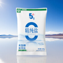 五客半 精纯食用盐未加 280g*4袋