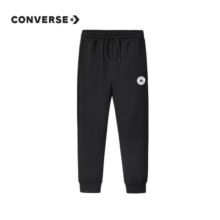 Converse 匡威童装男童舒适毛圈长裤春秋儿童针织休闲运动裤子 正黑色(春秋毛圈) 150 /63 【建议身高140-152cm】