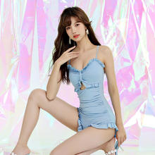 型盛 泳衣女夏2025新款韩国ins连体性感泳装保守遮肚显瘦温泉海边仙气