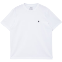 （JACK&JONES）杰克·琼斯 25年男士短袖 A06白色 L