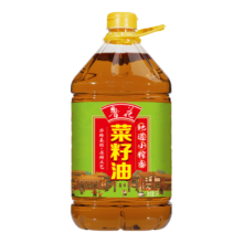 鲁花菜籽油 非转基因  小榨菜籽油5L 地道小榨香