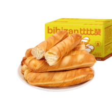 plus会员：比比赞（BIBIZAN）手撕棒面包奶香味400g 3件