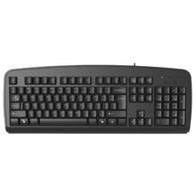 双飞燕 KB-8 104键 有线薄膜键盘 USB接口 黑色 无光