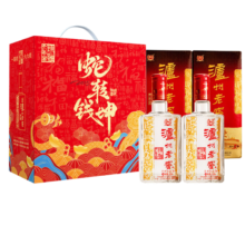 泸州老窖 六年窖头曲 52%vol 浓香型白酒 500mL 2瓶
