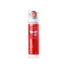 京东百亿补贴：Colgate 高露洁 耀白去渍 欧洲进口 直立按压式美白牙膏 100ml 单支装