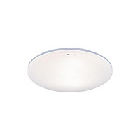 松下 Panasonic 全光谱36W 银边素白款卧室灯