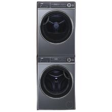 海尔 Haier 云溪系列 XQG100-BD14376LU1+HGY100-F376U1 热泵洗烘套装 极夜灰