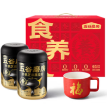 五谷磨房 黑芝麻糊 核桃芝麻黑豆粉 五黑粉 1092g
