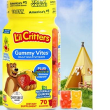 L'il Critters 儿童小熊糖 叶黄素软糖70粒*4件