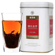 研茶园茶叶新茶 滇红金芽特级125g罐装 云南凤庆蜜香浓香型红茶春茶嫩芽